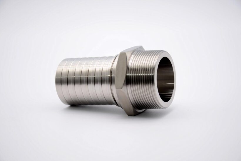 316SS BSPTM Male x Hygienic Hose Tail