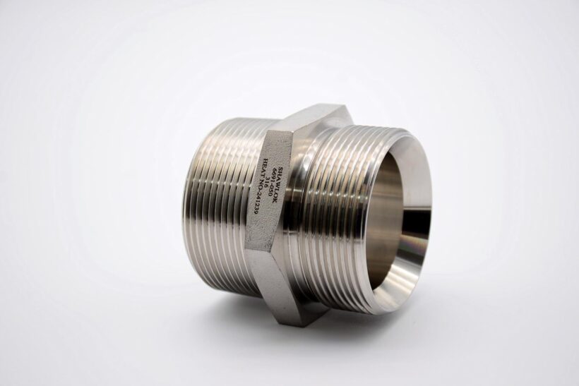316SS BSPPM PTFE Adaptor x BSPT Male